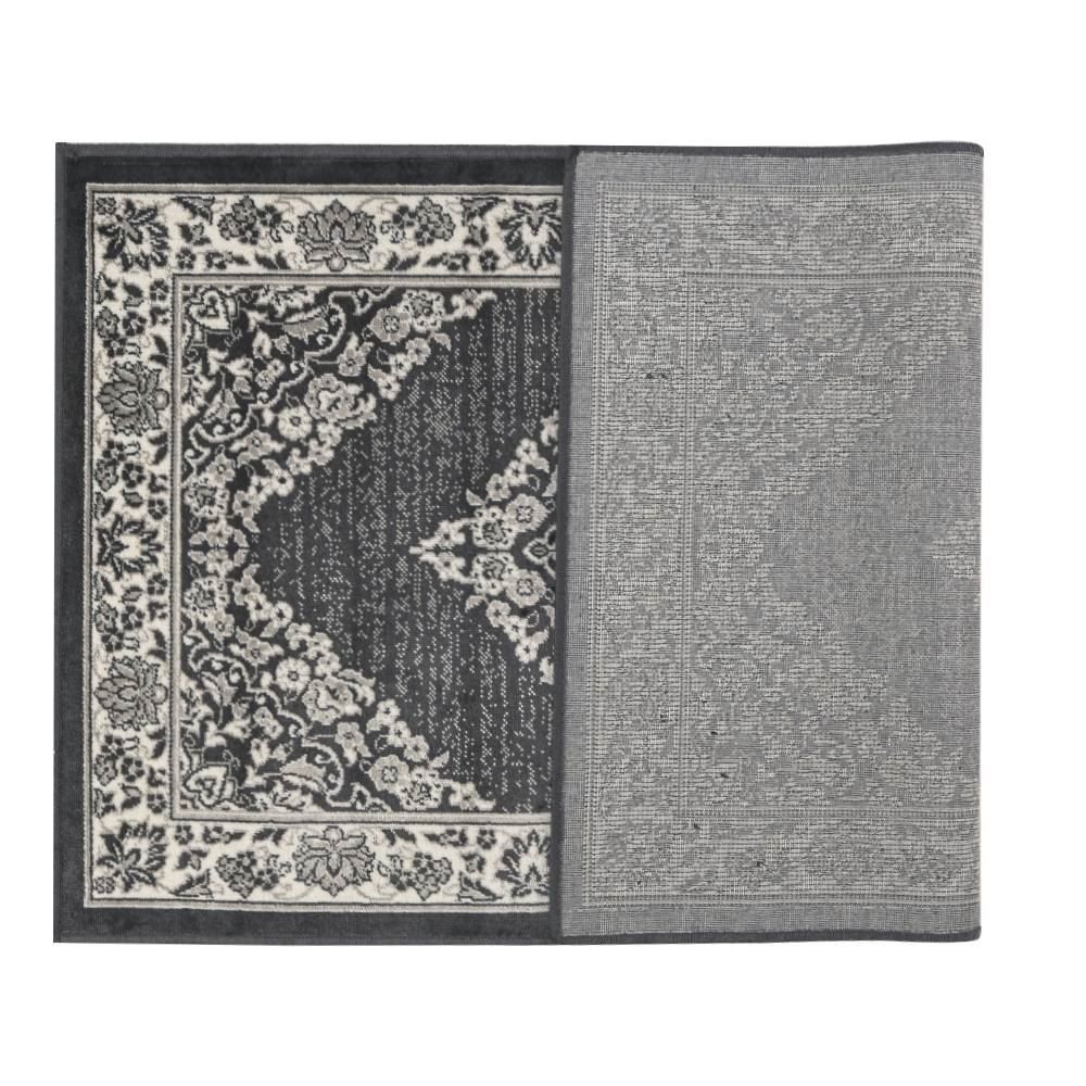 Tapete Belga 0,60X1,00M Havan Casa - Moldura Chumbo