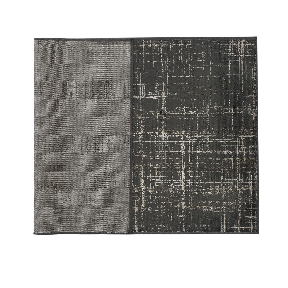 Tapete Para Quarto E Sala 0,60X1,00 M Belga Havan Casa - Linho Chumbo