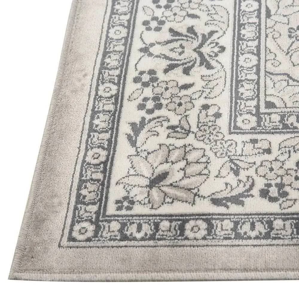 Tapete para Quarto e Sala 60Cmx1,00M Belga Havan Casa - Moldura Cinza