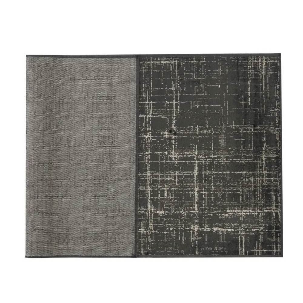 Tapete para Quarto e Sala 1,00X1,40 m Belga Havan Casa - Linho Chumbo