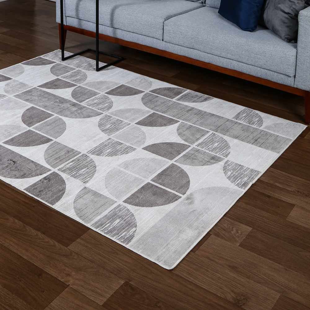 Tapete Belga Para Quarto E Sala 1,40X2,00 Havan  - Bege Cinza