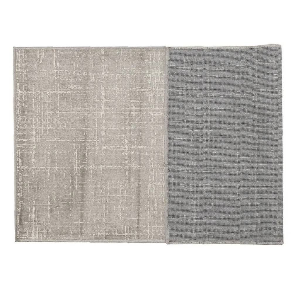 Tapete Para Quarto Ou Sala 2,00X2,80 M Belga Havan Casa - Linho Cinza E Bege