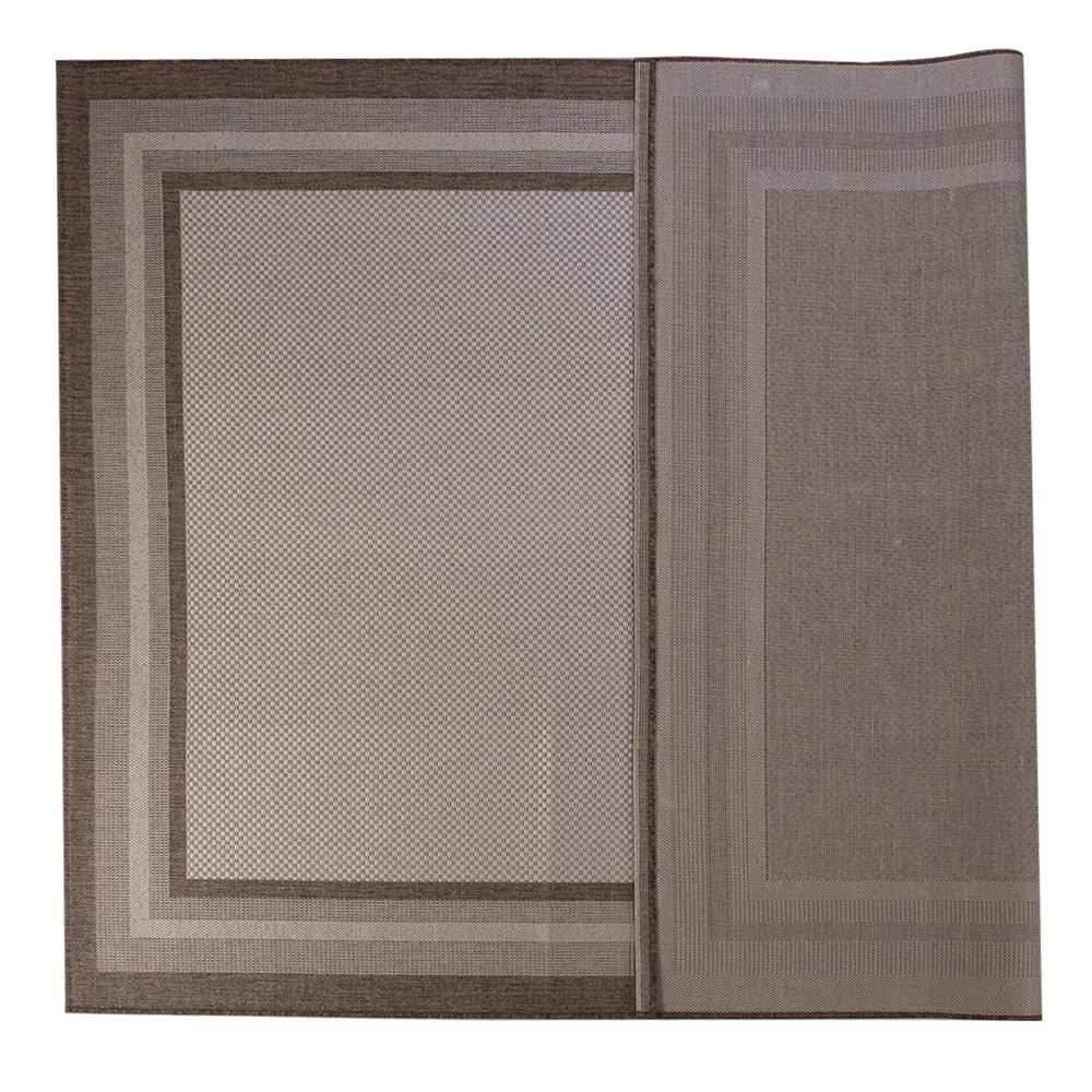 Tapete Para Quarto E Sala Cancun 2,00X3,00 M Sisal Havan Casa - Bordas Marrom