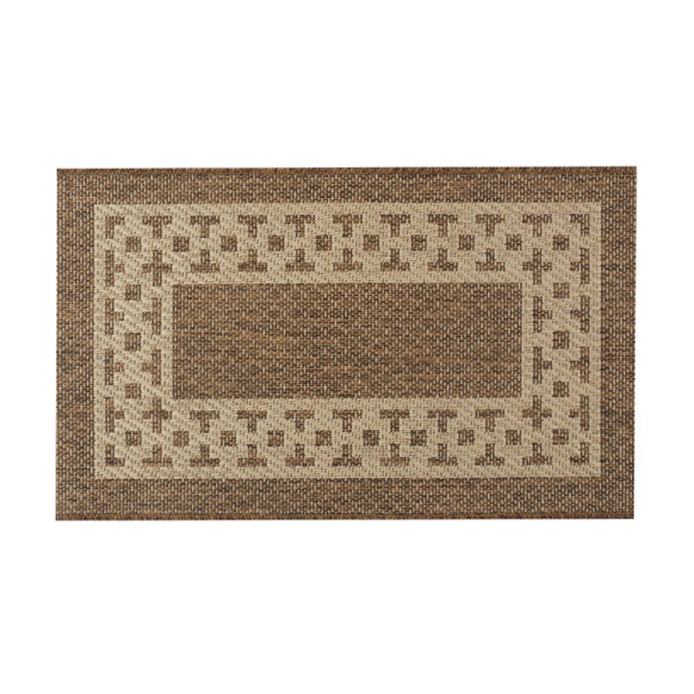 Tapete Cancun 50X80cm Sisal Havan Casa - Grega Marrom