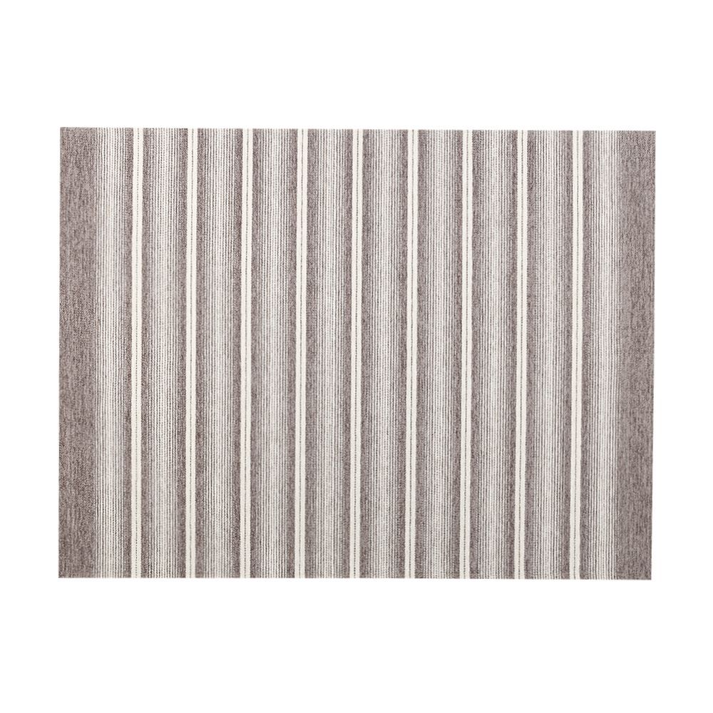 Tapete Para Quarto E Sala Chenile 1,20X1,60 M Havan Casa - Listras Bege E Marrom