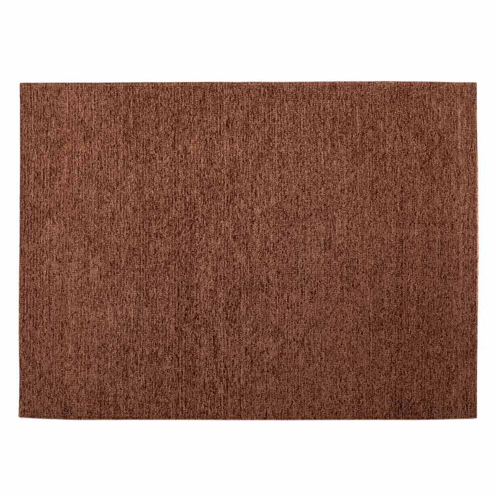 Tapete Chenile 1,20X1,60M Quarto E Sala Havan - Marrom Sólido