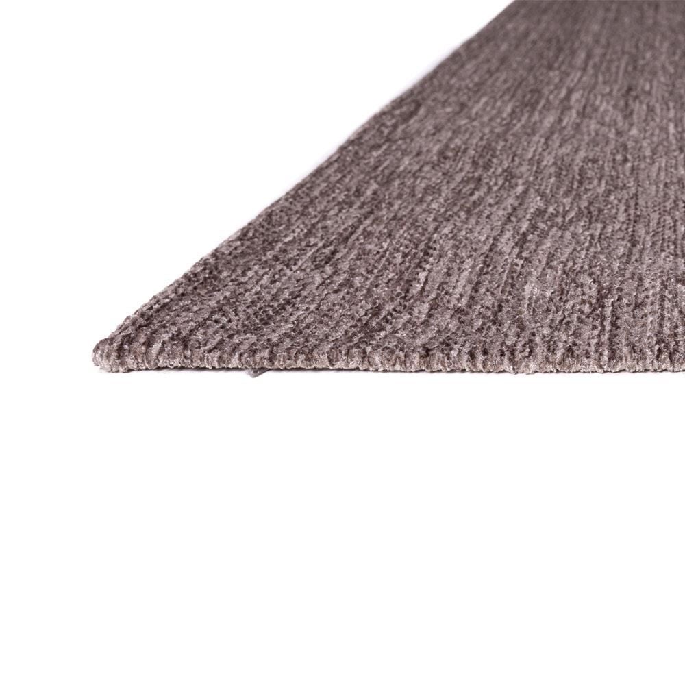 Tapete Chenile 55X85cm Quarto E Sala Havan - Cinza