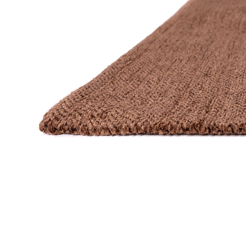 Tapete Chenile 55X85cm Quarto E Sala Havan - Marrom Sólido