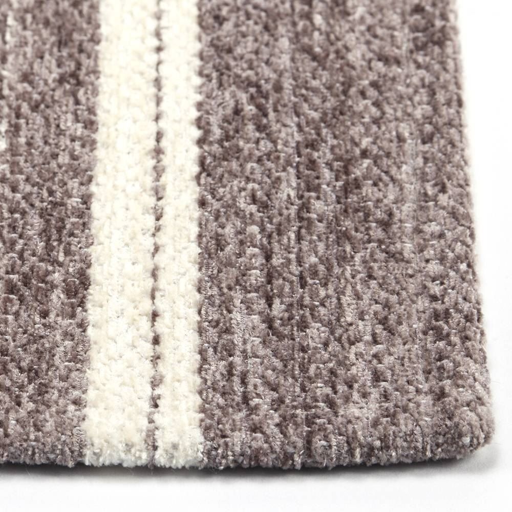 Tapete Quarto E Sala Chenille 55X85 Cm Havan - Bege e Marrom