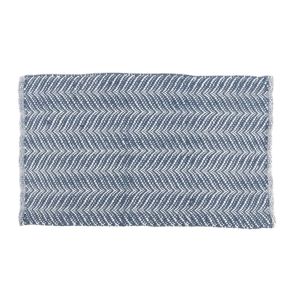 Tapete Creta 50X80cm Havan - Azul/Off White