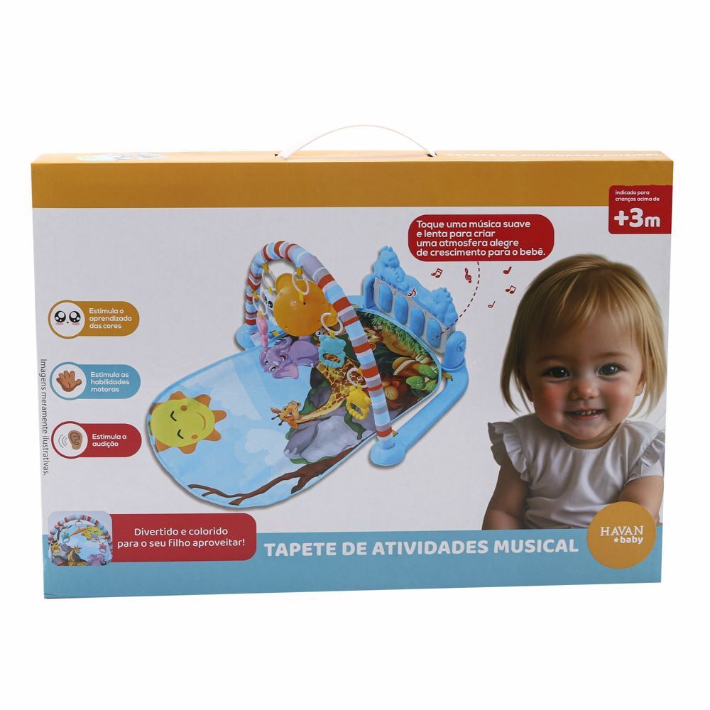 Tapete De Atividade Musical - Selva HBR0776