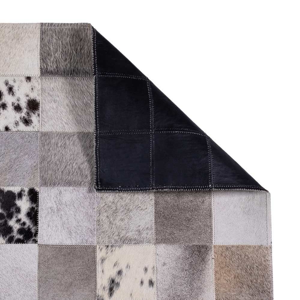 Tapete De Couro Texas 1,00X1,50M - Cinza