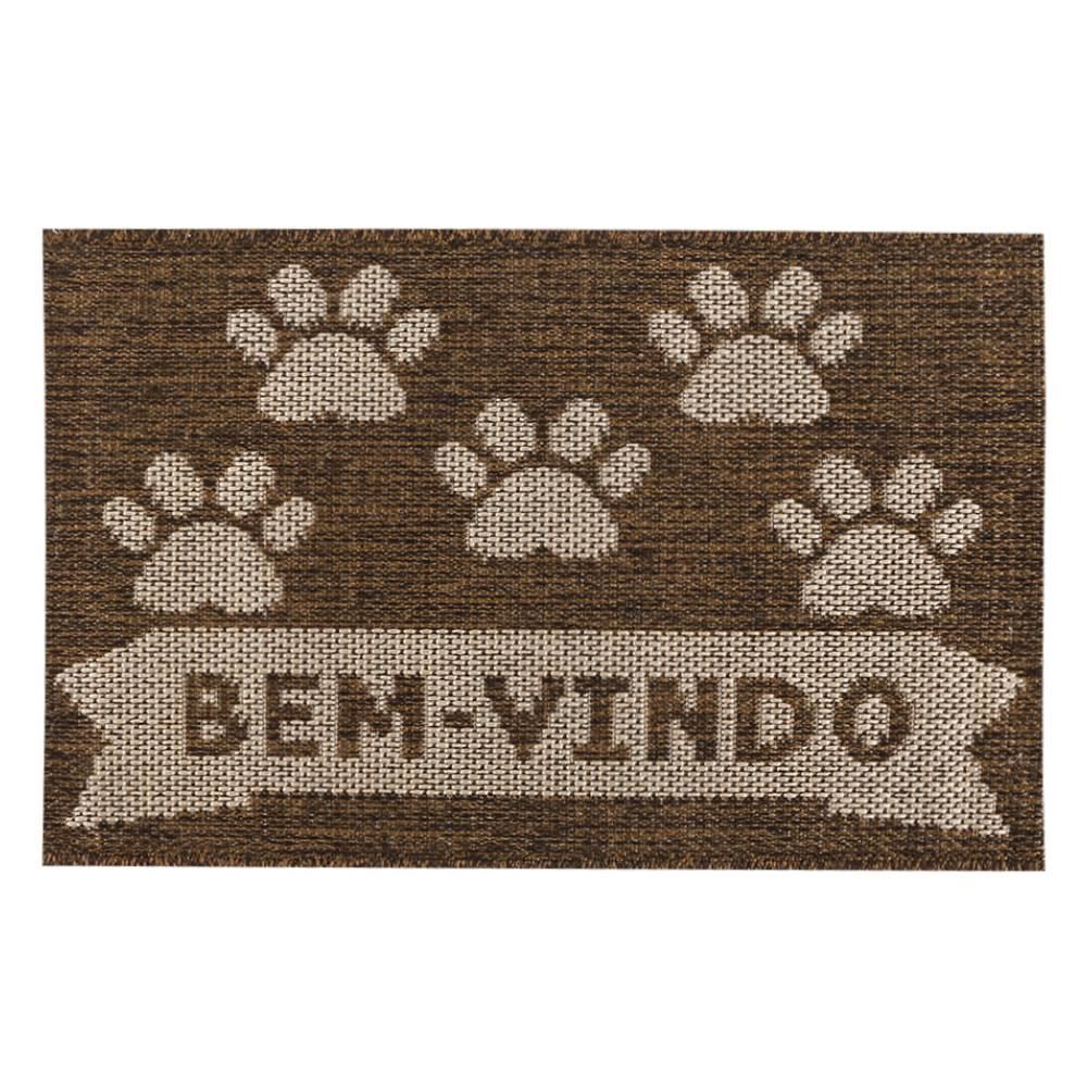 Tapete De Porta Cancun 40X60 Cm Sisal Havan Casa - Bem-Vindo Patas