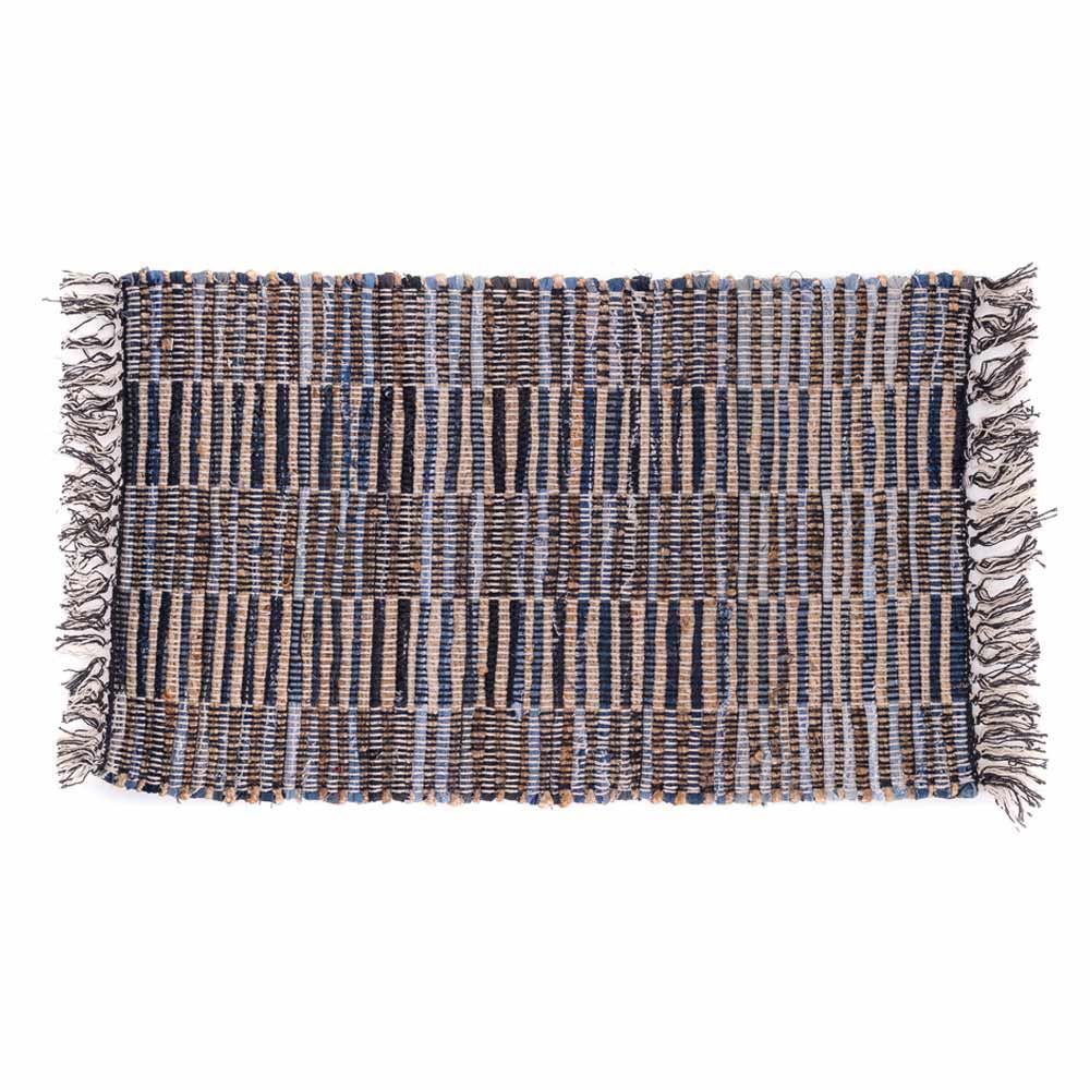 Tapete Para Cozinha Denim 50X80cm Havan - Azul Escuro