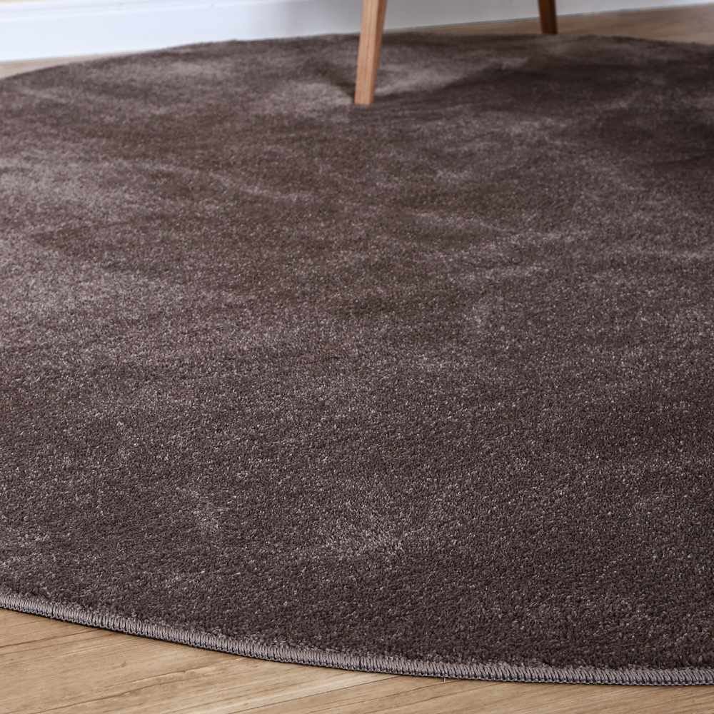 Tapete Quarto E Sala Redondo Denver 2,00X2,00 M Havan Casa - Taupe