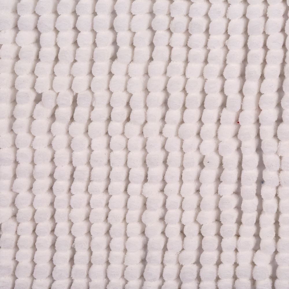 Tapete Dobby 45X70cm Para Banheiro Finecasa - Branco