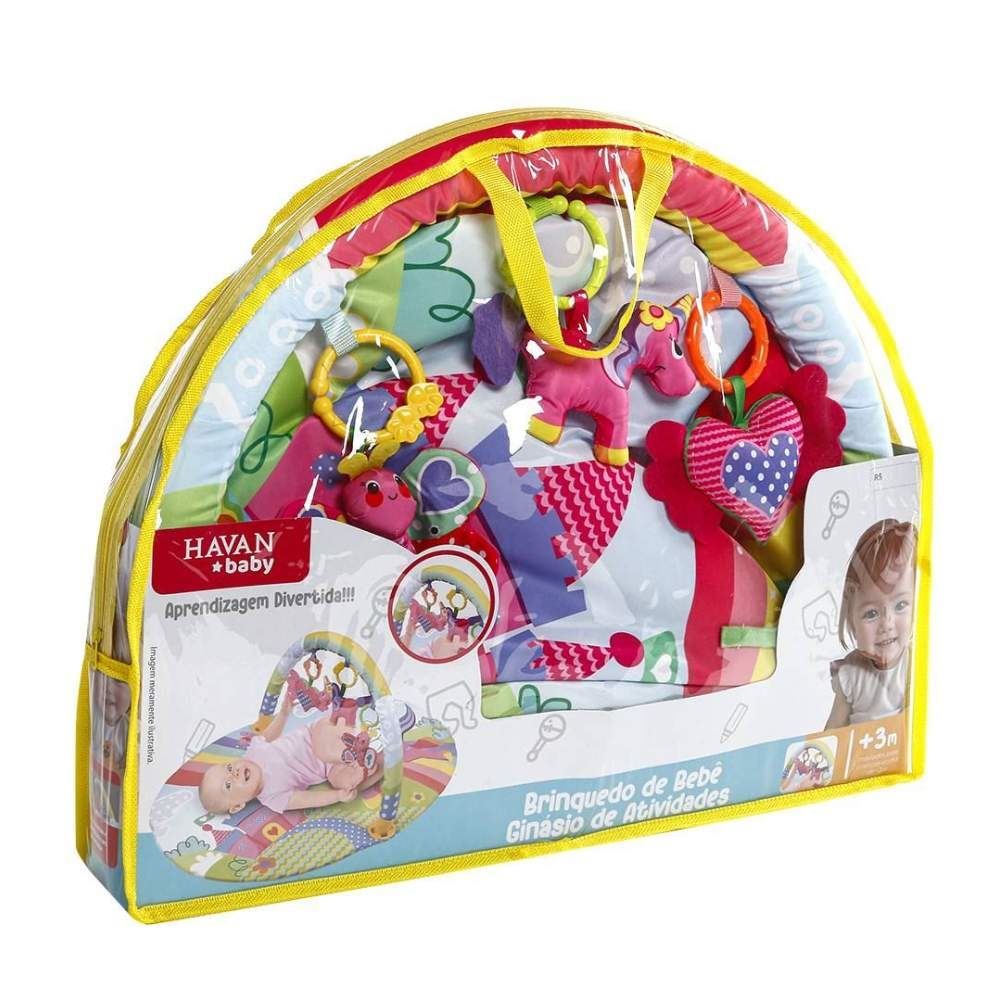 Tapete Ginásio De Atividades Infantil Havan Toys - Rosa