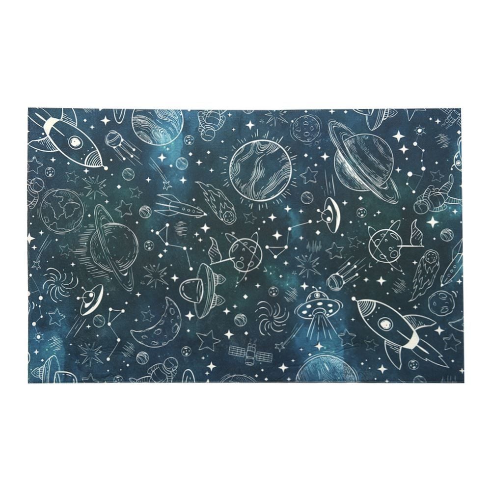 Tapete Para Quarto Ou Sala Infantil 80X125 Cm Havan Casa - Astronauta