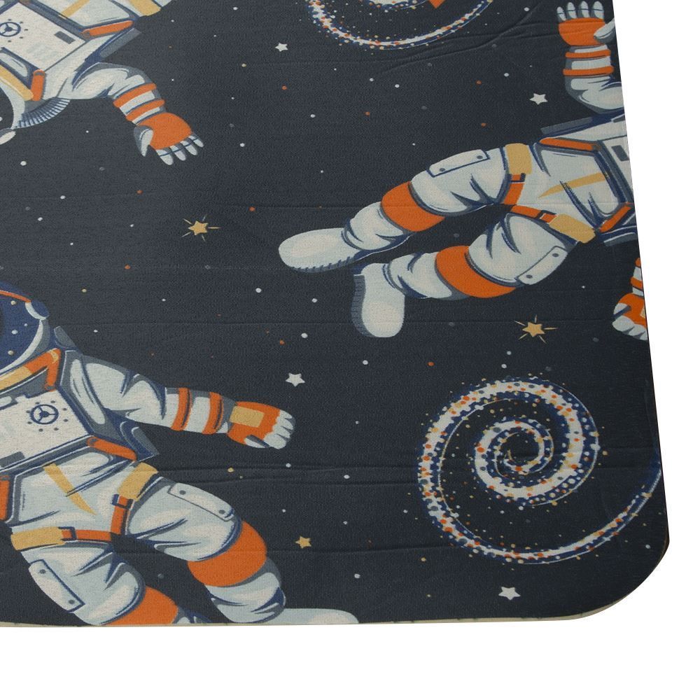 Tapete Infantil Estampado 80X120 Cm Havan Casa - Azul Espacial