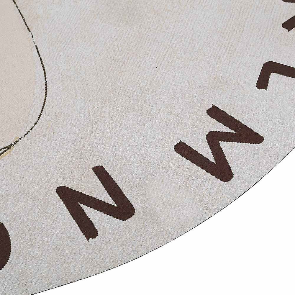 Tapete Infantil Magic Redondo 1,00Mx1,00M Havan Casa - BEGE LEAO C2 E0007