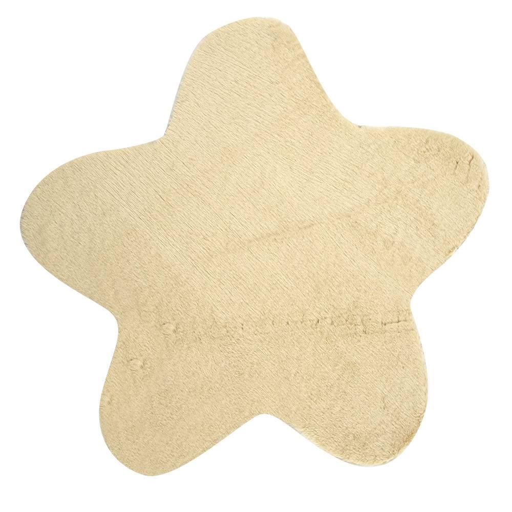 Tapete Infantil Teddy 90X90 Cm Havan Casa - Estrela Bege