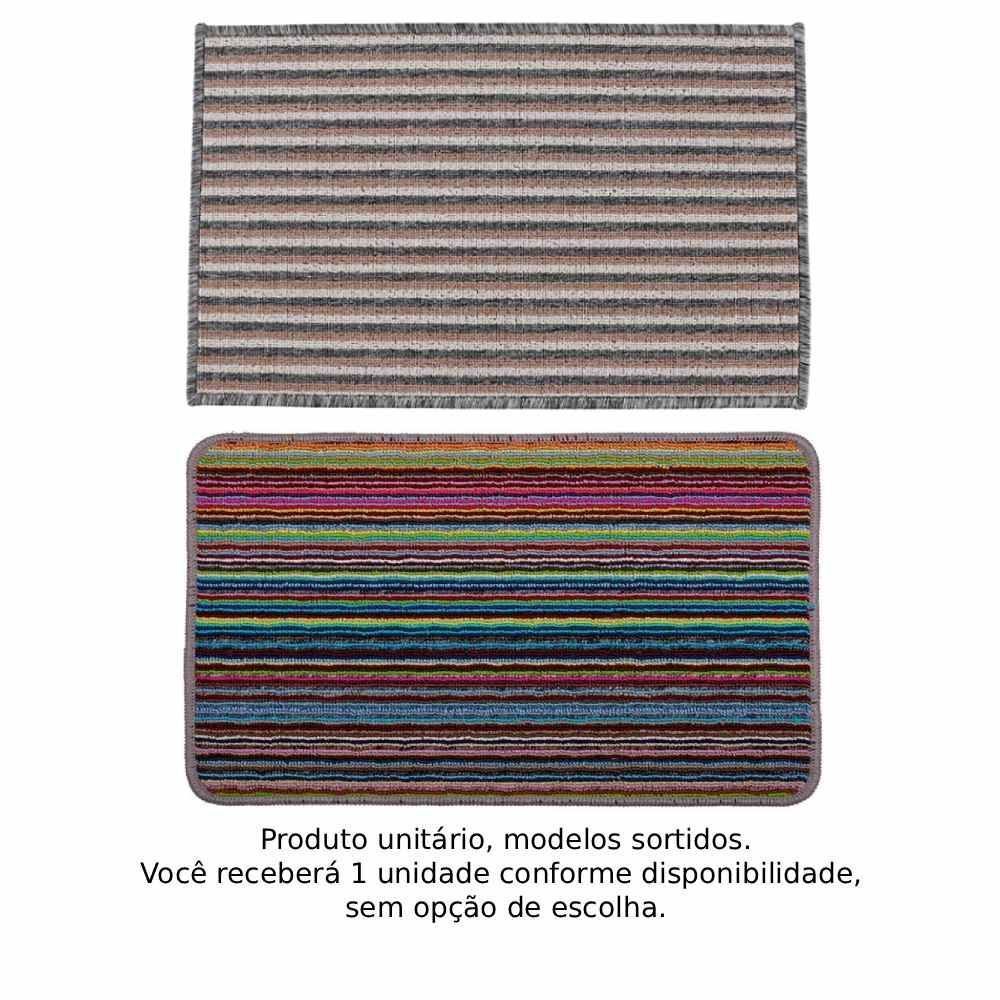 Tapete para Banheiro 38X58 cm Jamaica Havan Casa - Prata