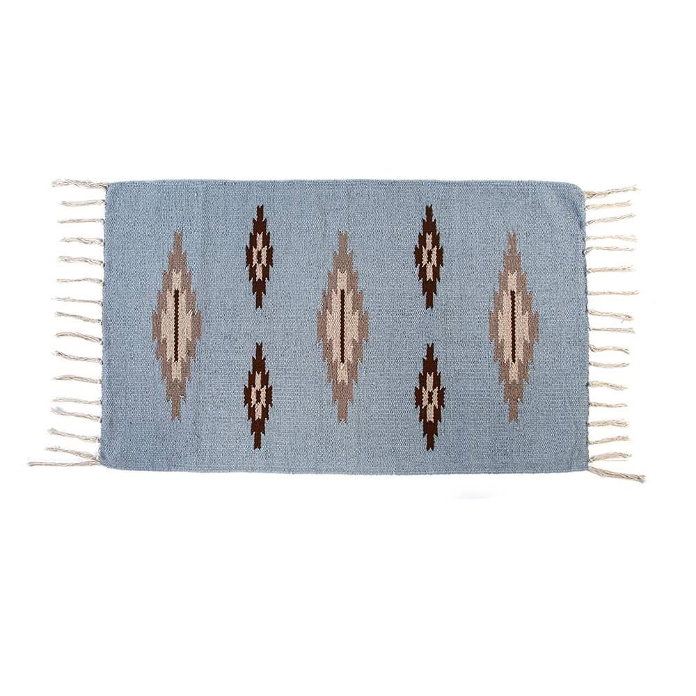 Tapete Para Quarto E Sala Kilim 50X80 Cm Havan - Azul Vintage