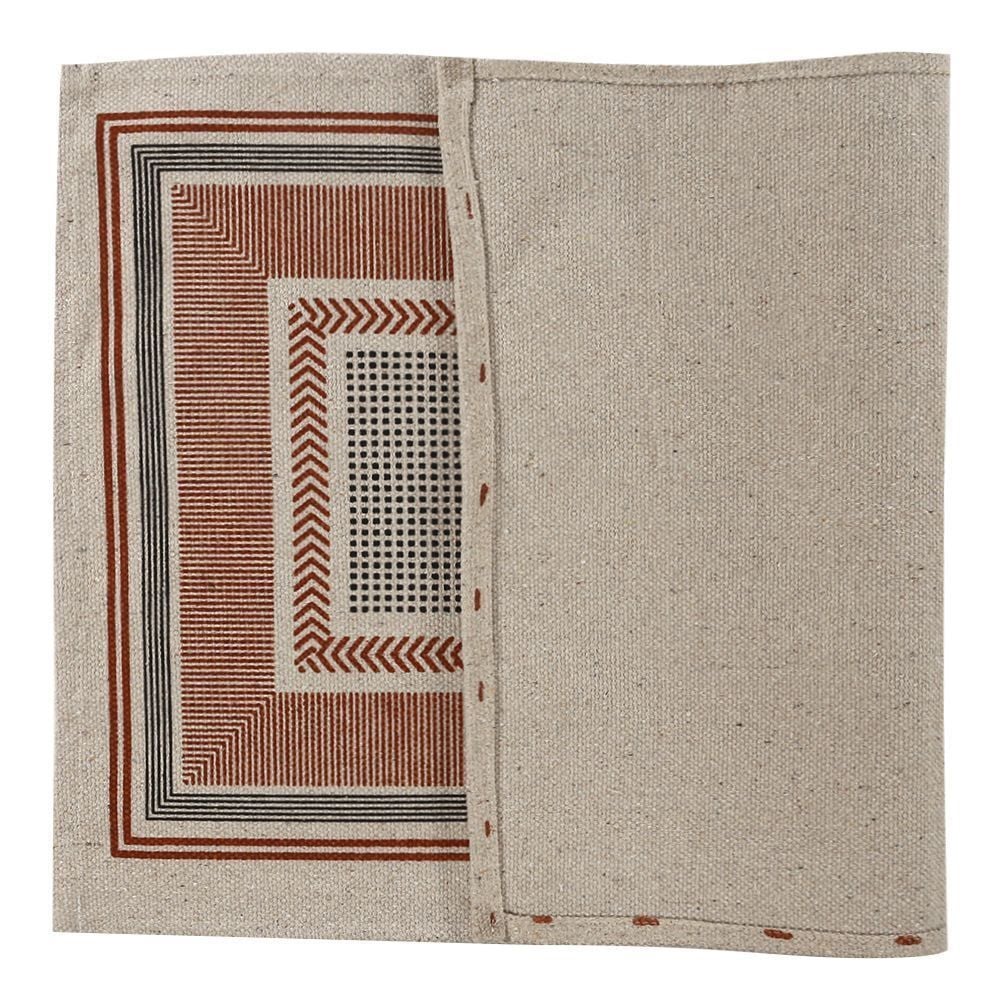 Tapete Para Quarto Ou Sala Ladrilho 50X80 Cm Havan - Moldura Ferrugem