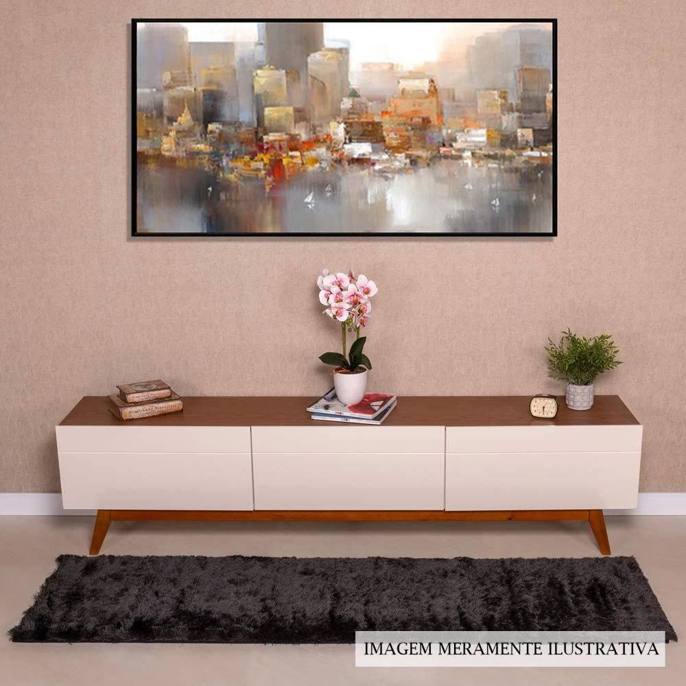 Tapete Lisboa 57X2,20M Para Quarto E Sala Havan - Preto