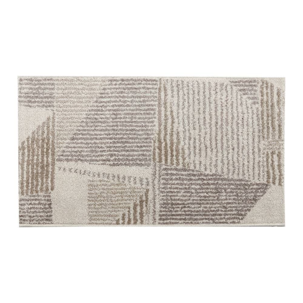 Tapete Para Quarto E Sala Lotus 57X100 Cm Havan Casa - Geométrico Bege