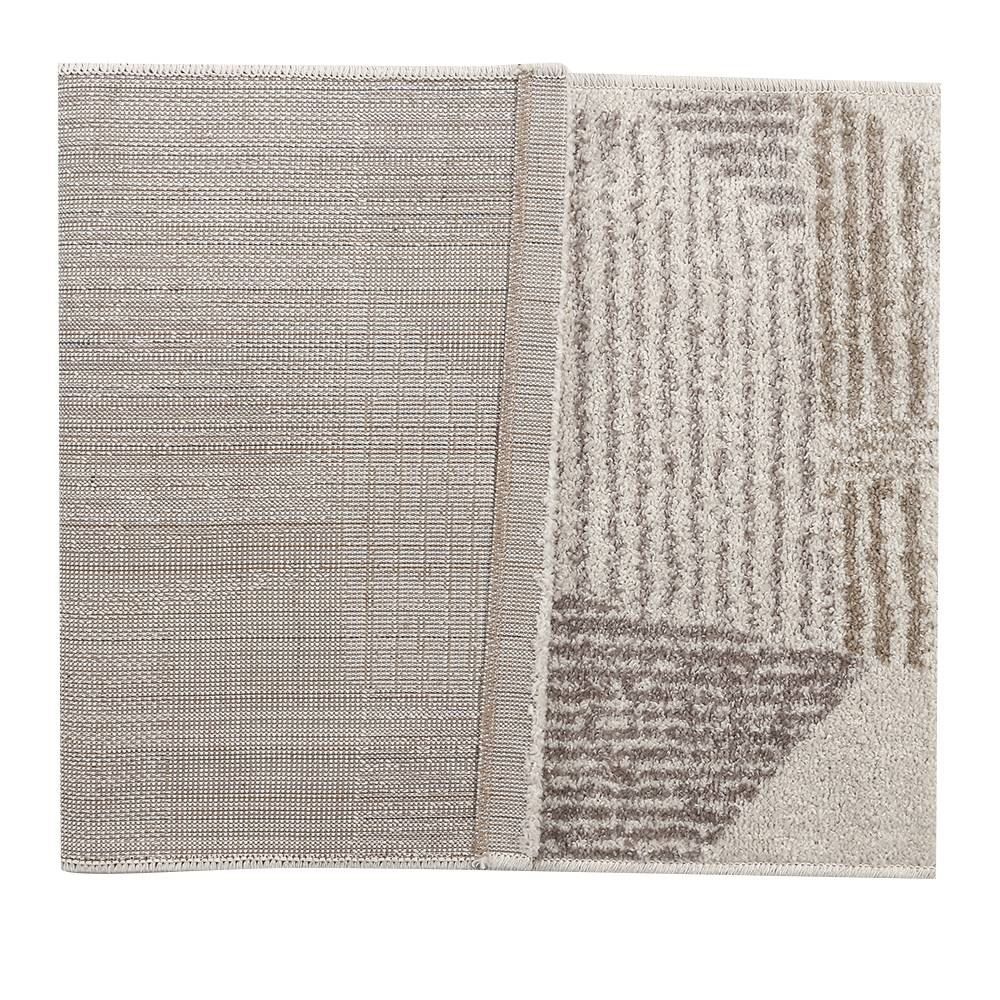 Tapete Para Quarto E Sala Lotus 57X100 Cm Havan Casa - Geométrico Bege