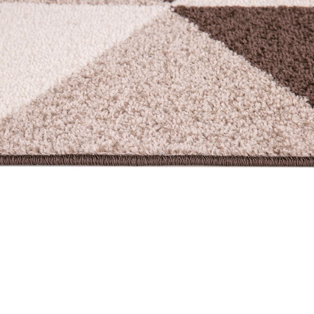 Tapete Para Quarto E Sala Lotus 0,57X1,00 M Havan  - Bege/Marrom