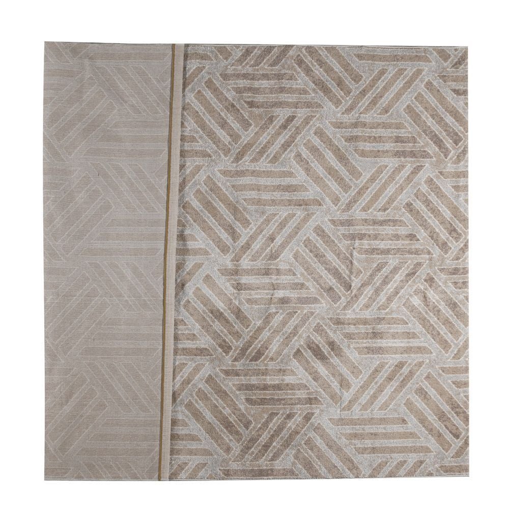 Tapete Lyon Para Quarto Ou Sala 2,00X2,5 M Havan Casa - Cinza Vision Geo