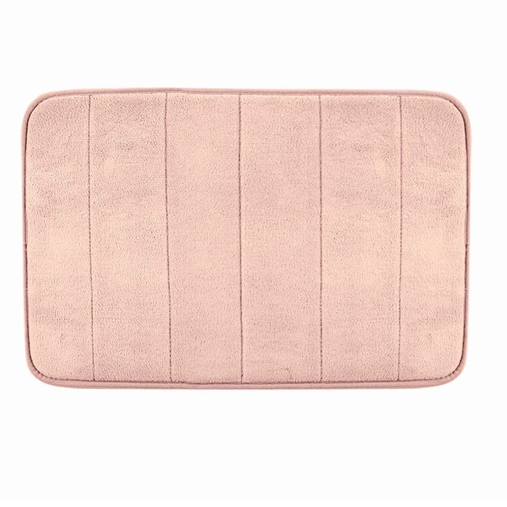 Tapete Para Banheiro Majestic 40X60 Cm Havan Casa - Rosa Pálido 