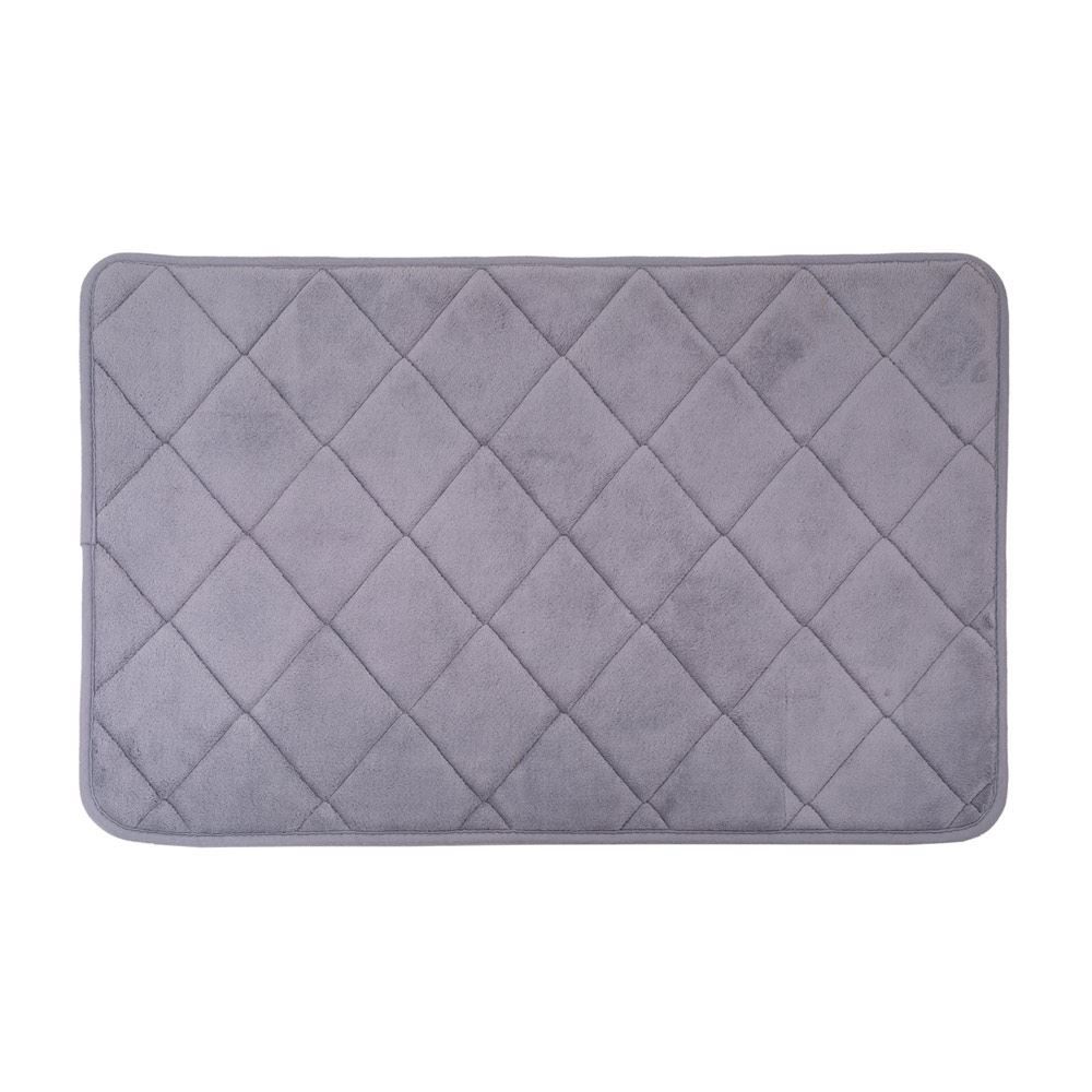 Tapete Majestic 50X80cm Havan - Cinza Quadriculado