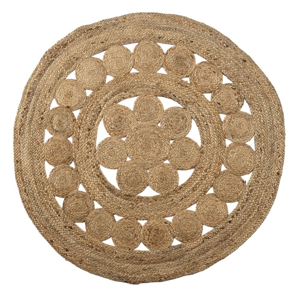 Tapete Malta 1,00 m Vazado Redondo Havan Casa - ST70340