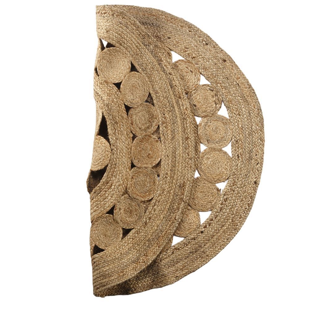 Tapete Malta 1,00 m Vazado Redondo Havan Casa - ST70340