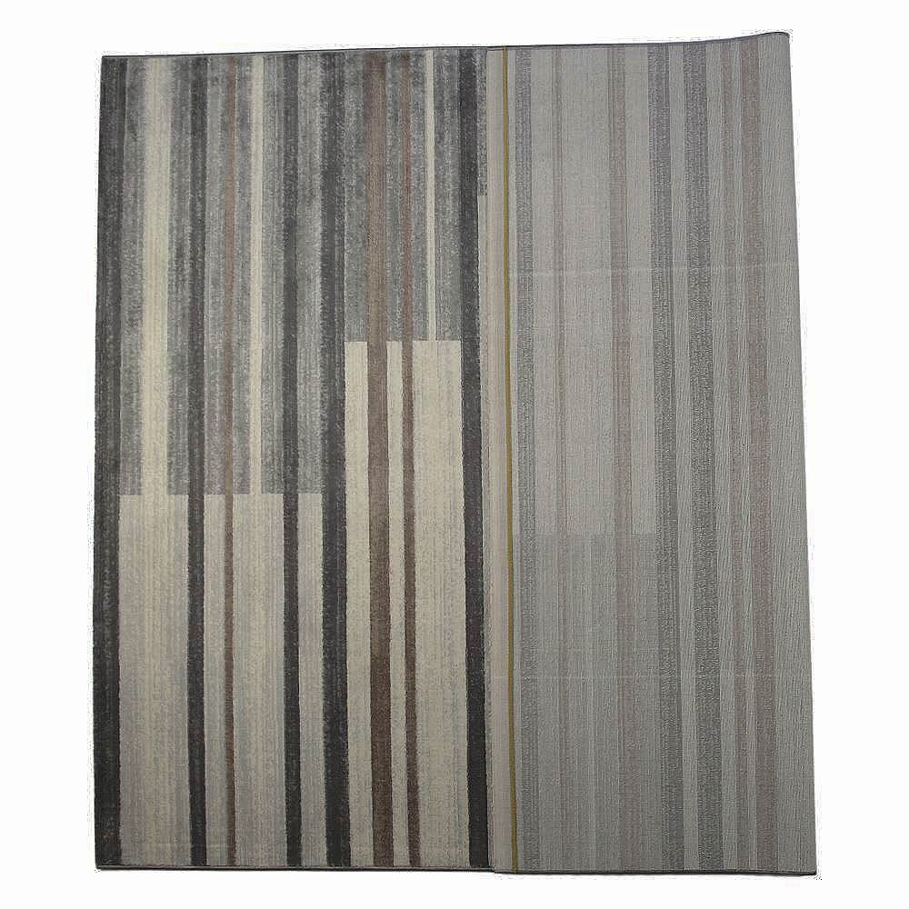 Tapete para Quarto e Sala 2,00X3,00 m Nirvana Havan Casa - Cinza Listras