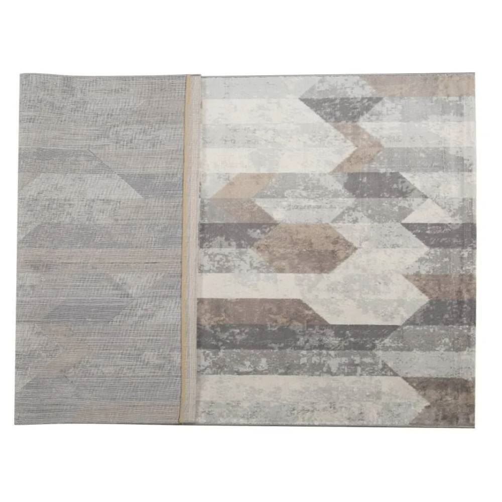 Tapete para Quarto e Sala 80Cmx1,50 m Nirvana Havan Casa - Cinza Geométrico