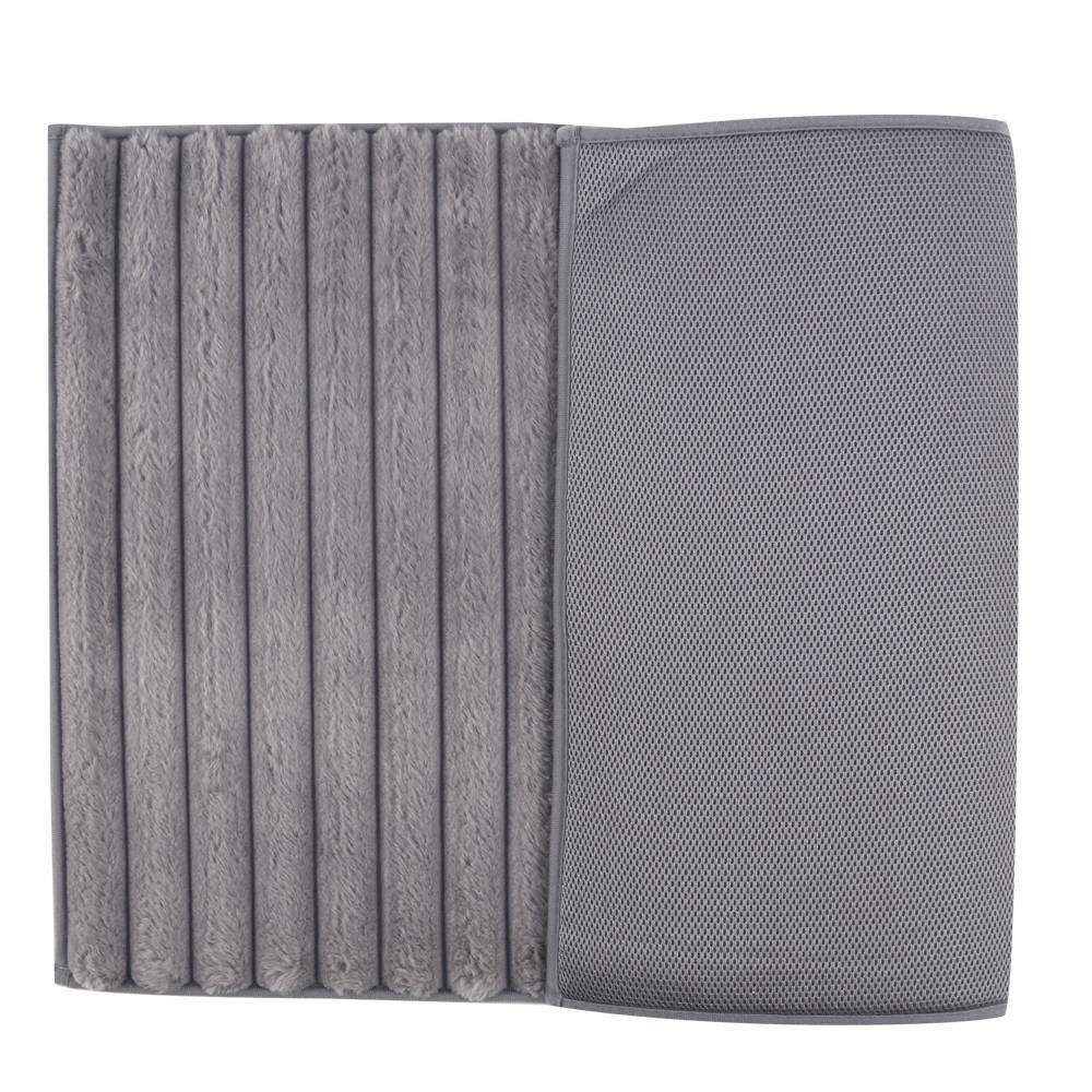 Tapete Para Banheiro 50X80 Cm Mônaco Havan Casa - Chumbo