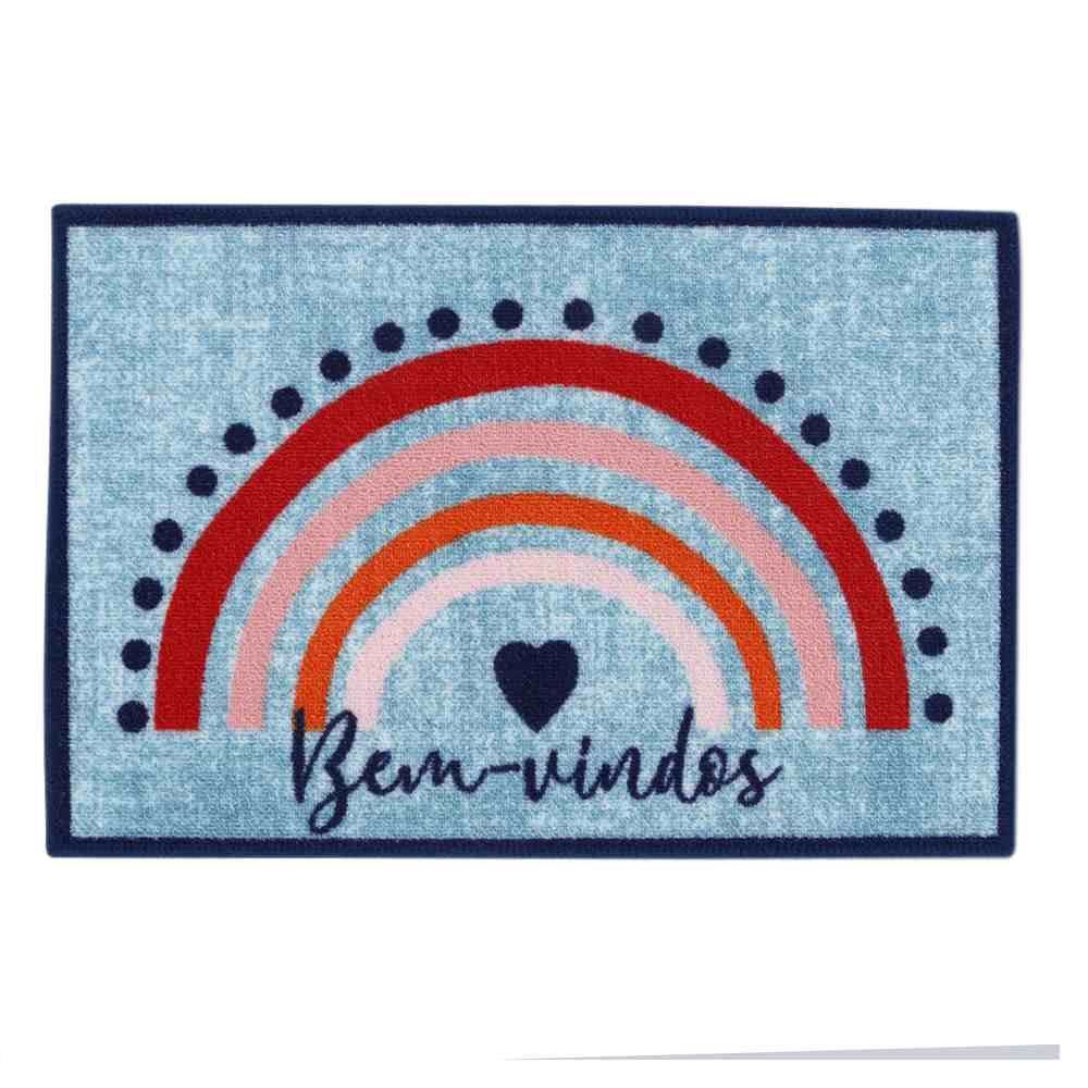 Tapete Para Cozinha Divertido 40X60 Cm Havan Casa - Rainbow