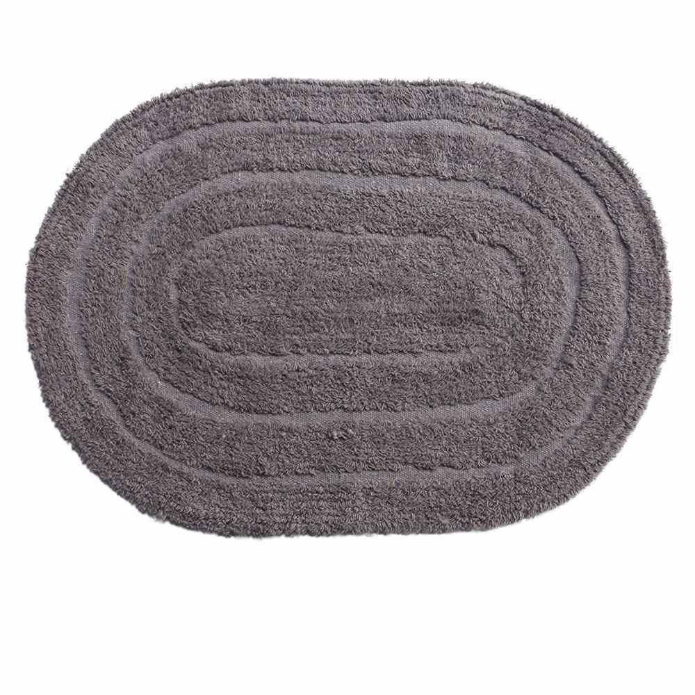 Tapete para Banheiro Chronos 40X60 cm Havan Casa - Cinza Amianto