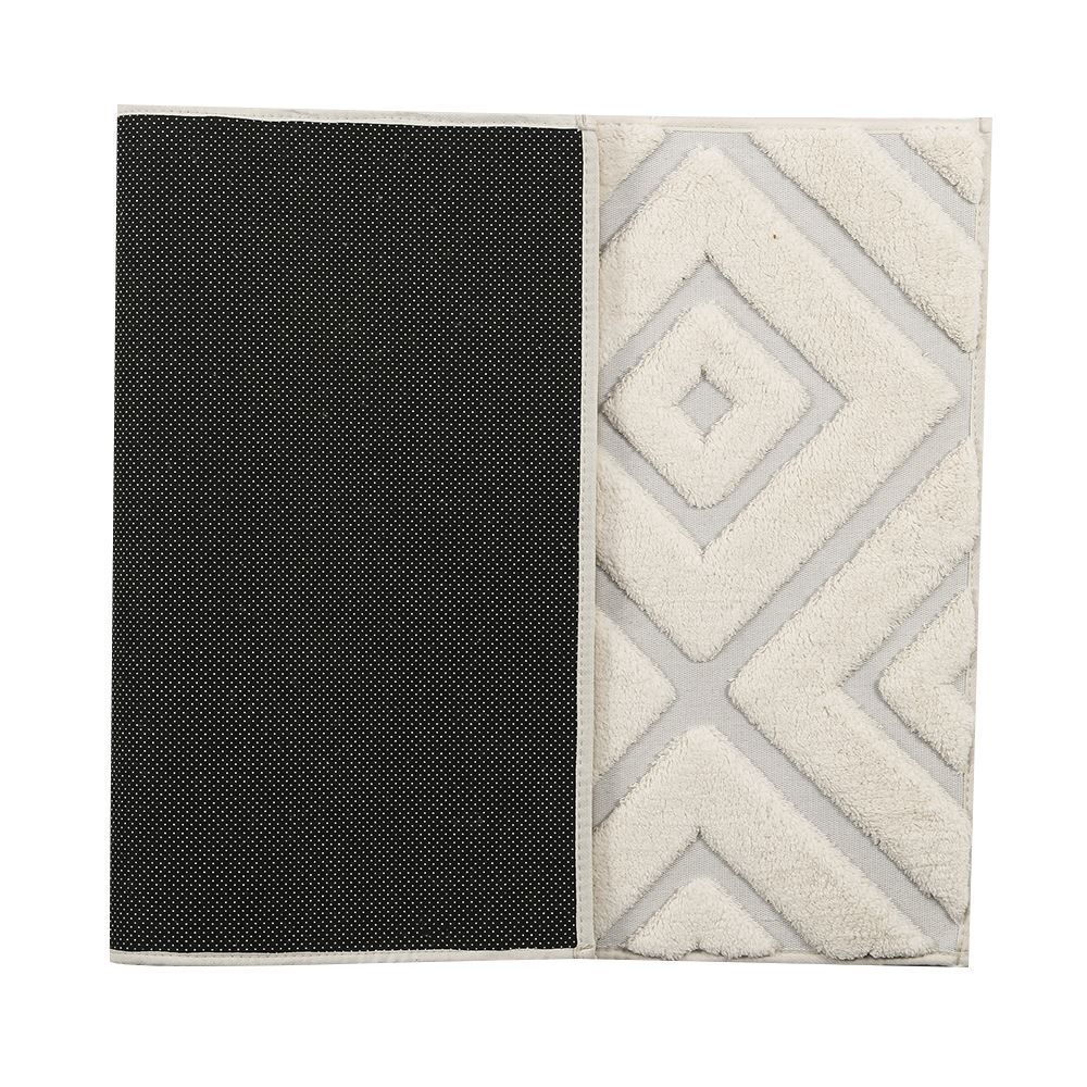 Tapete Para Quarto E Sala 60Cmx1,00M Milano Havan Casa - Marfim Losango