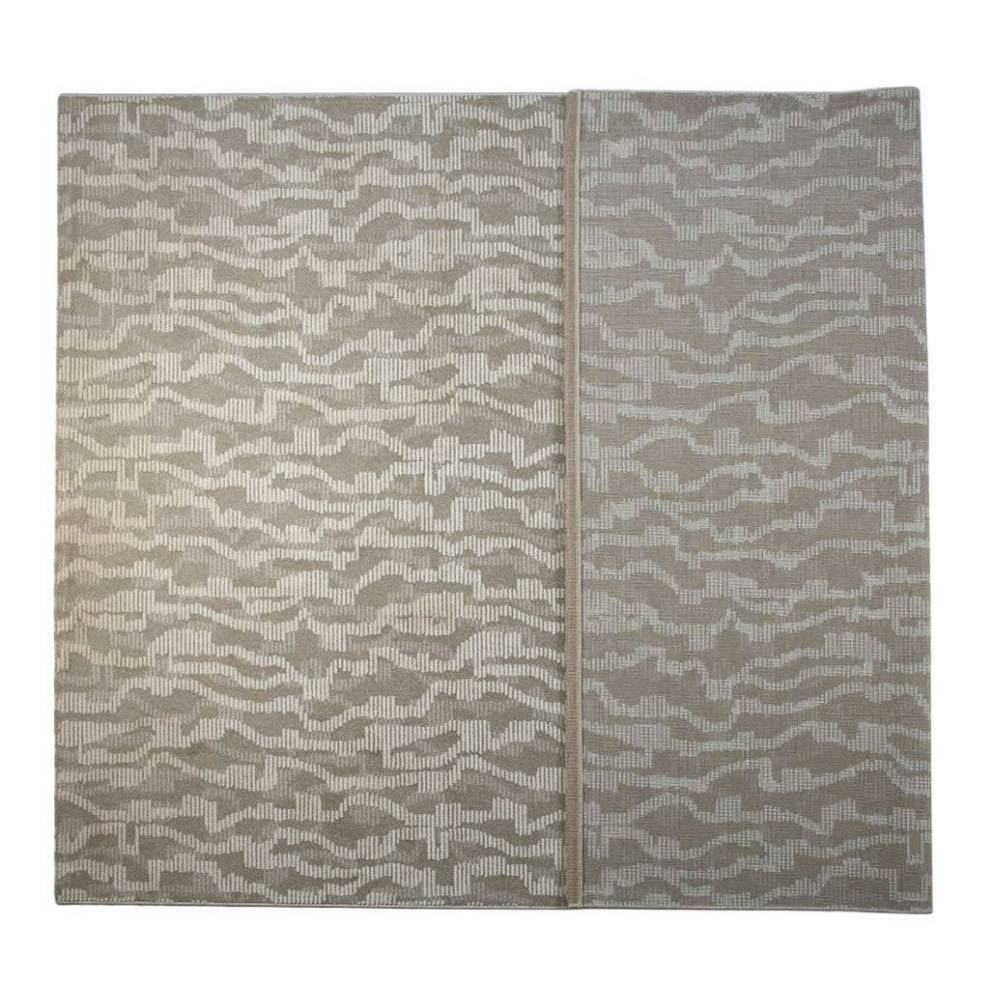 Tapete para Quarto e Sala 1,40X2,00 m Atenas Havan Casa - Bege Listras