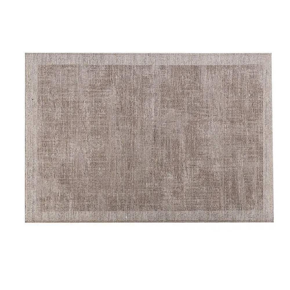 Tapete Para Quarto E Sala 1,40X2,00 M Cairo Havan Casa - Moldura Bege E Marrom