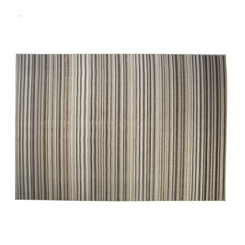 Tapete para Quarto e Sala 1,40X2,00 m Kyoto Havan Casa - Creme E Cinza