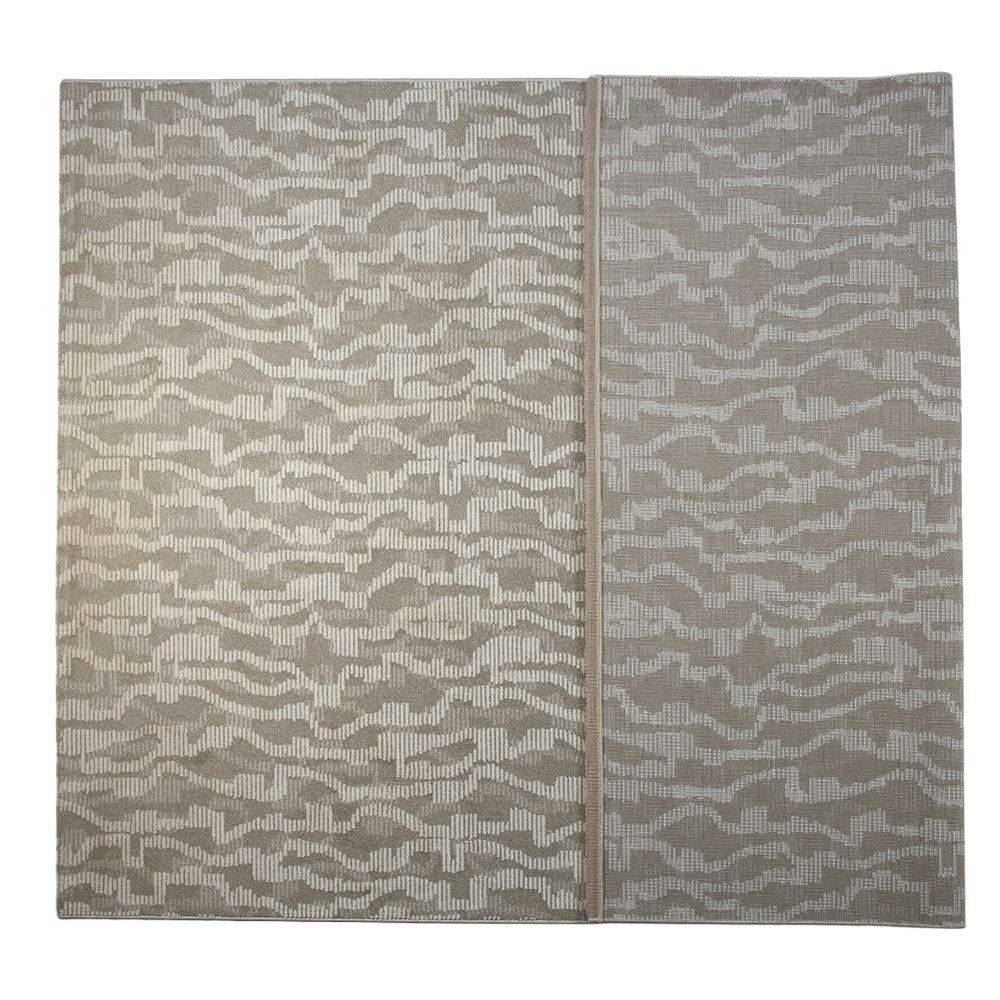 Tapete para Quarto e Sala 2,00X2,50 m Atenas Havan Casa - Bege Listras