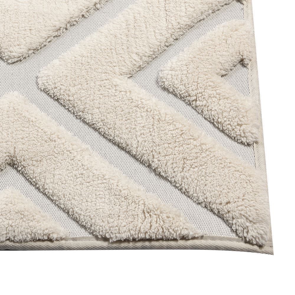 Tapete Para Quarto E Sala 2,00X2,50 M Milano Havan Casa - Marfim Losango