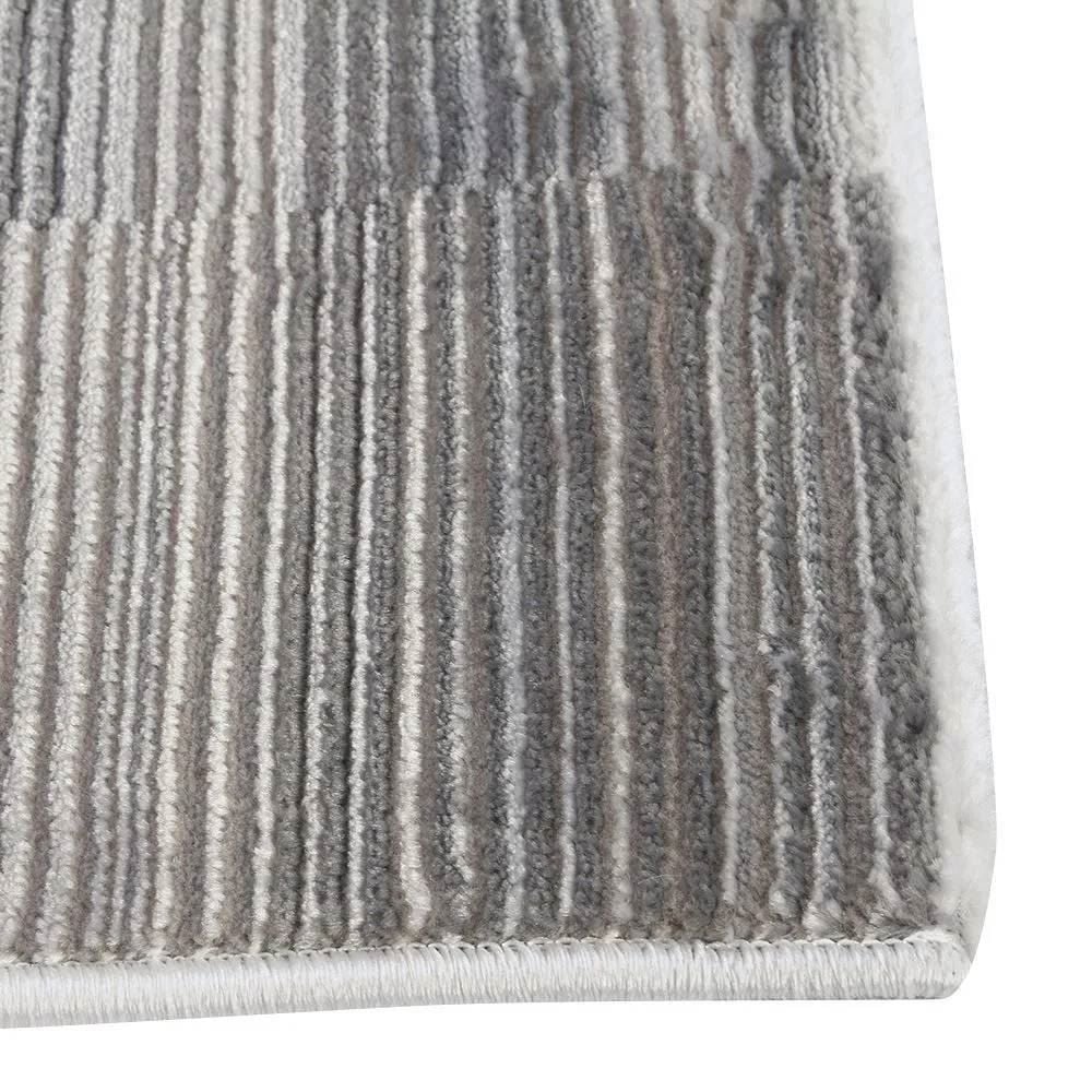 Tapete Passadeira 57Cmx1,80 m London Havan Casa - Cinza Geo