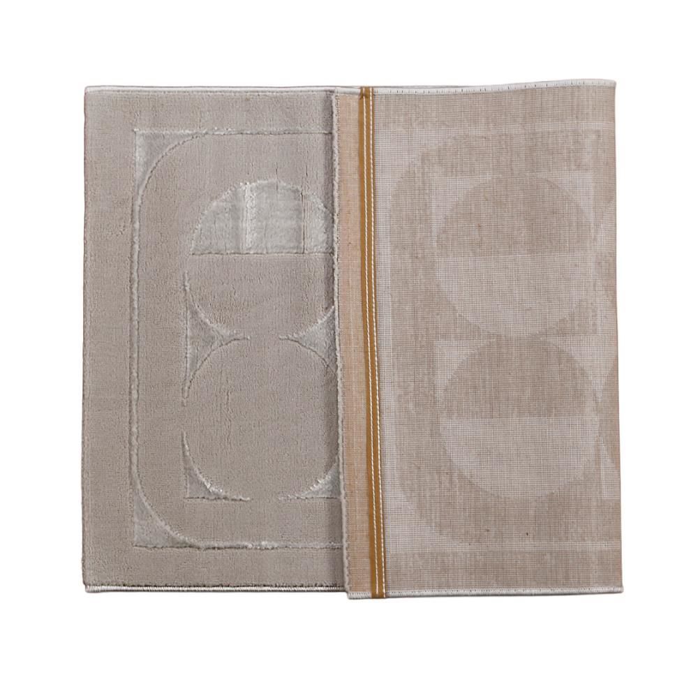 Tapete para Quarto e Sala 60Cmx1,00 m Provence Havan Casa - Cinza Escuro